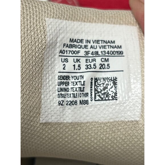 Converse CTAS Street Slip-On Youth Size 2 A01700F Red  Casual Shoes School - Picture 9 of 13